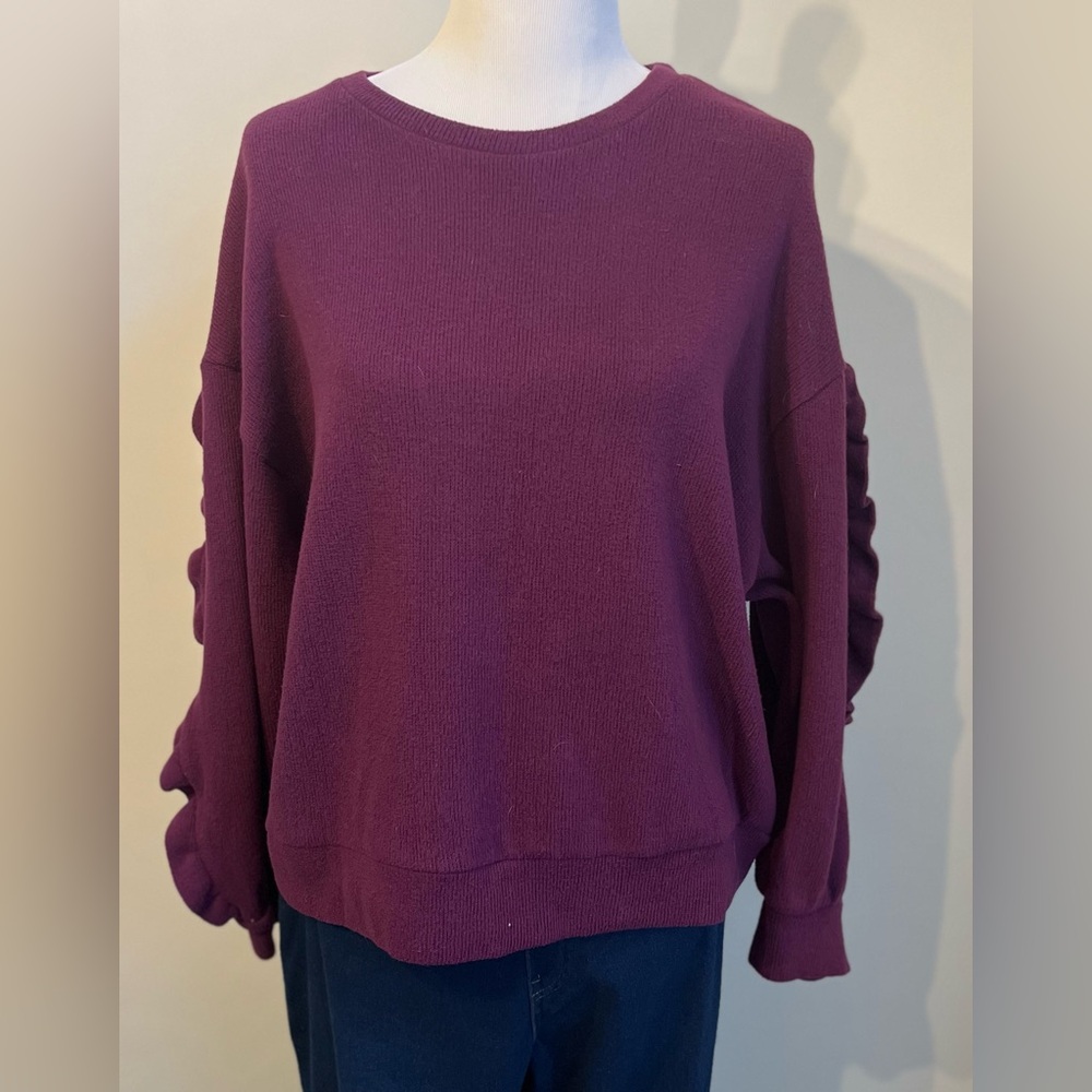 a new day Women's Plum Sweater